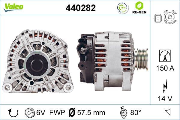 Generator / Alternator VALEO 440282