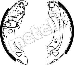 Set saboti frana METELLI 53-0070