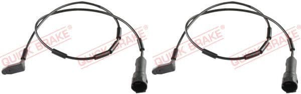 senzor de avertizare,uzura placute de frana QUICK BRAKE WS 0119 A