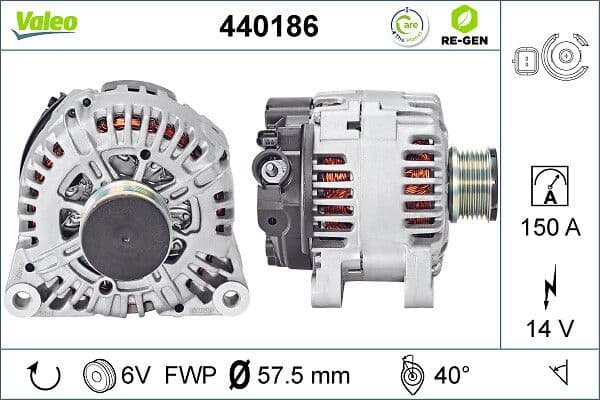 Generator / Alternator VALEO 440186