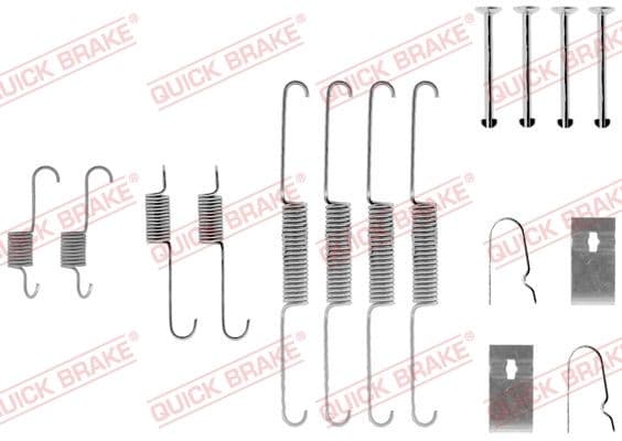 Set accesorii, sabot de frana QUICK BRAKE 105-0782