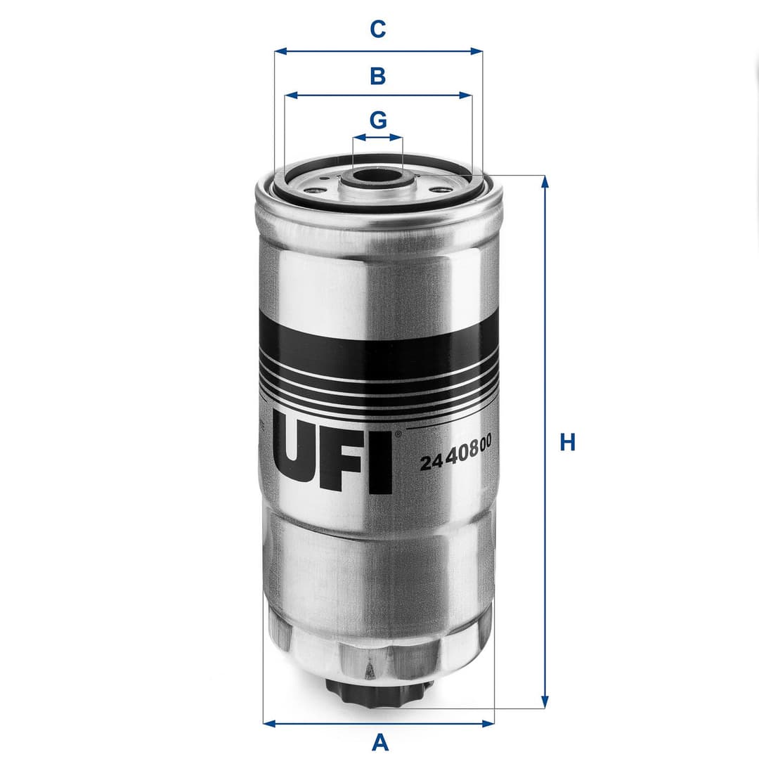 filtru combustibil UFI 24.408.00