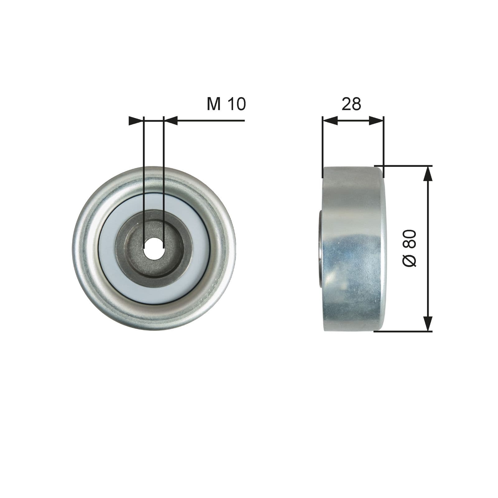 Rola ghidare/conducere, curea transmisie GATES DriveAlign™ T36778