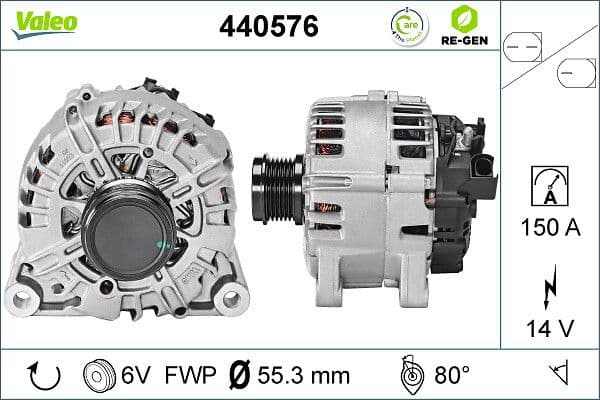 Generator / Alternator VALEO 440576