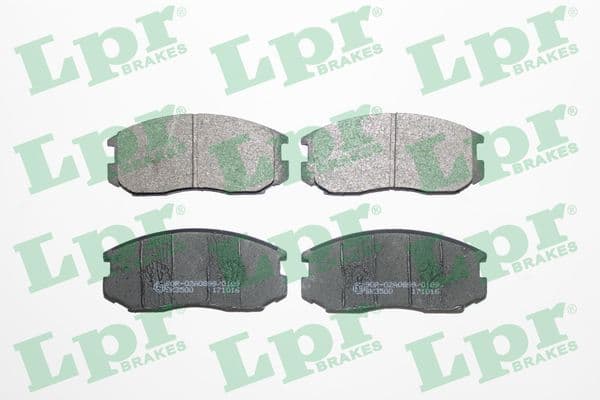 set placute frana,frana disc LPR 05P932