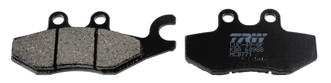 set placute frana,frana disc TRW Organic Allround MCB771