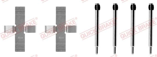 Set accesorii, placute frana QUICK BRAKE 109-0903