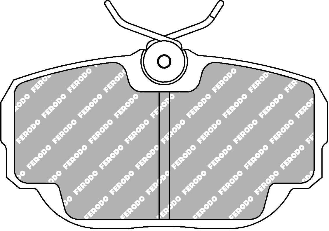 set placute frana,frana disc FERODO FCP660R