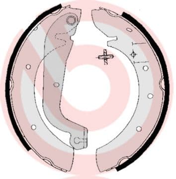 Set saboti frana BREMBO S 61 514