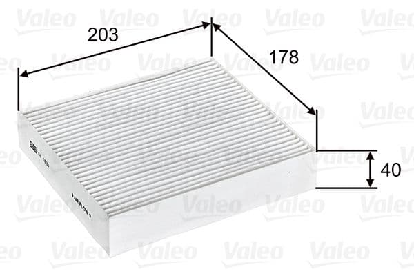 Filtru, aer habitaclu VALEO ESSENTIAL 715603
