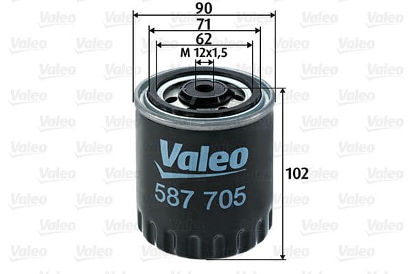 filtru combustibil VALEO 587705