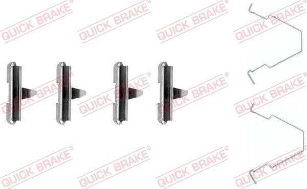 Set accesorii, placute frana QUICK BRAKE 109-1270