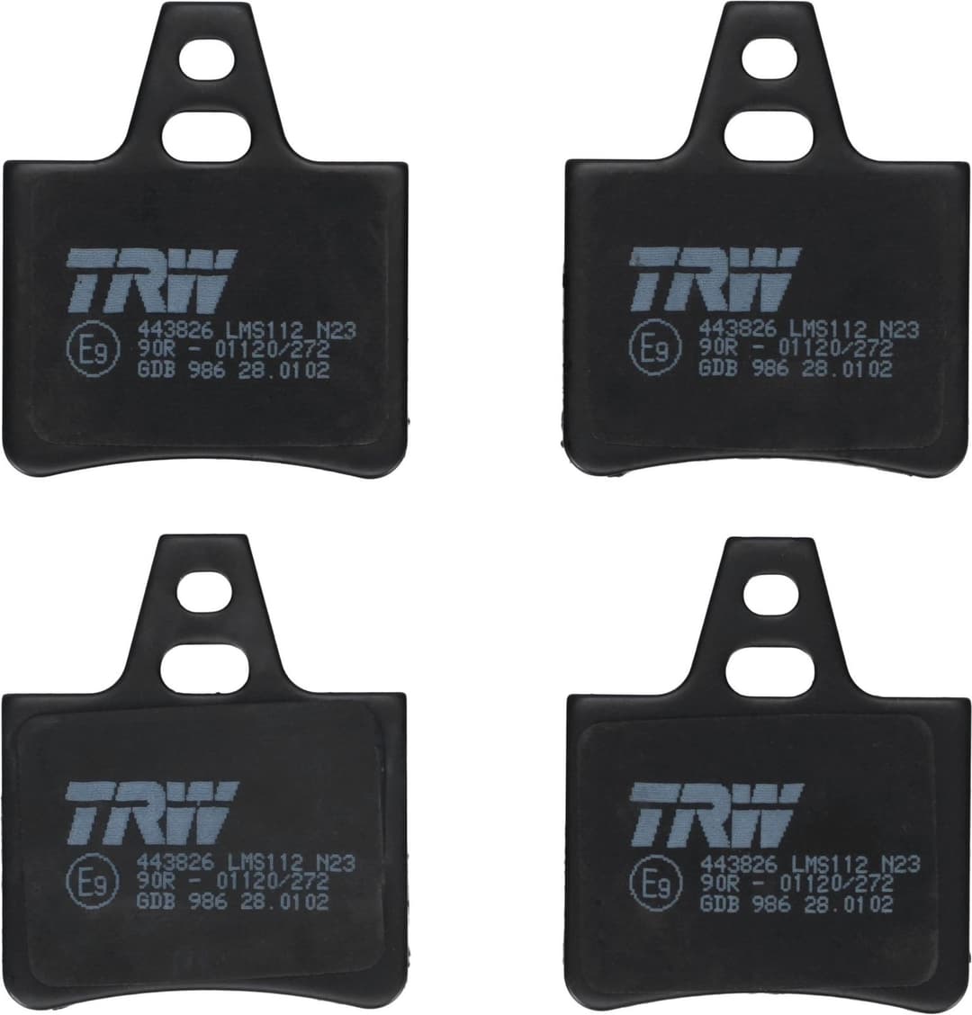 set placute frana,frana disc TRW GDB986