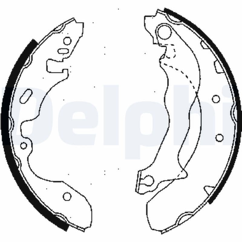 Set saboti frana DELPHI LS1684
