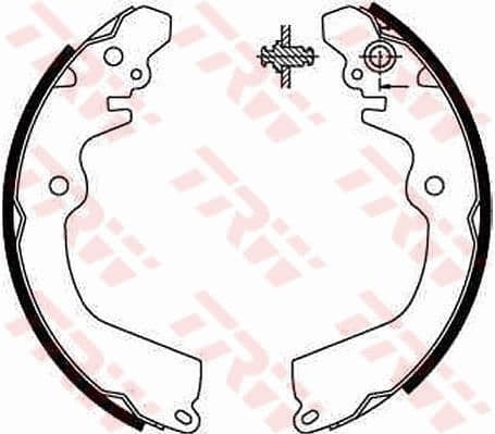 Set saboti frana TRW GS8666