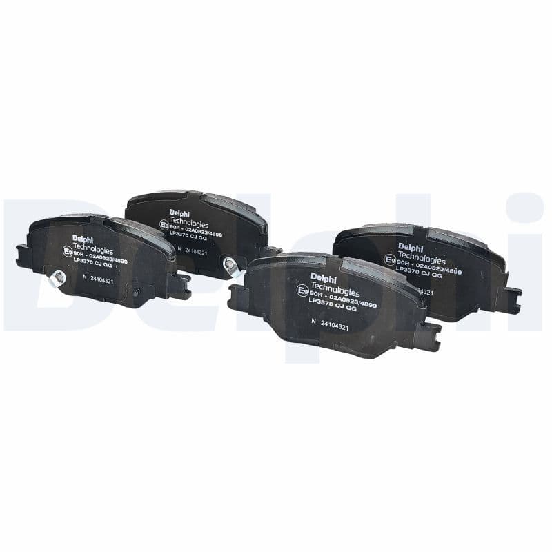 set placute frana,frana disc DELPHI LP3370