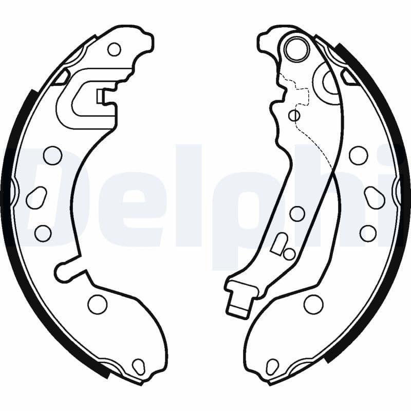 Set saboti frana DELPHI LS2124