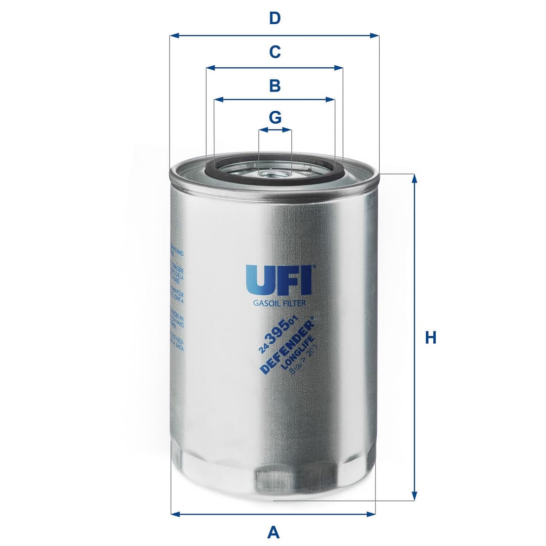 filtru combustibil UFI 24.395.01