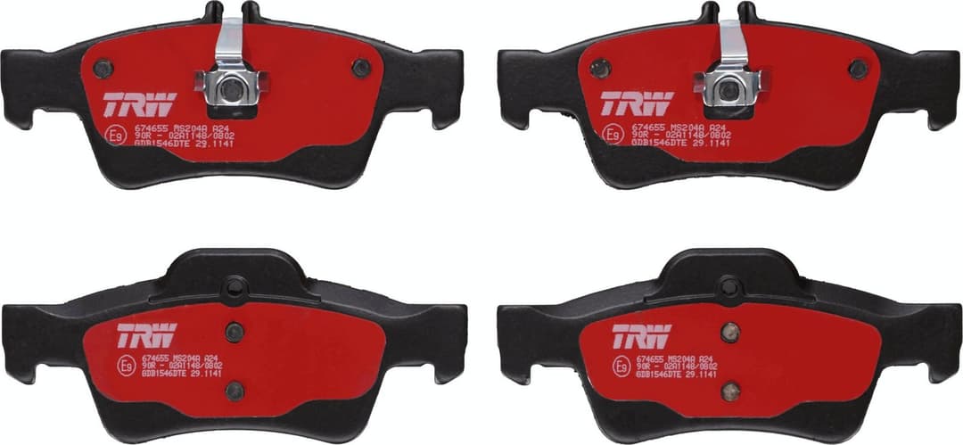 set placute frana,frana disc TRW GDB1546DTE