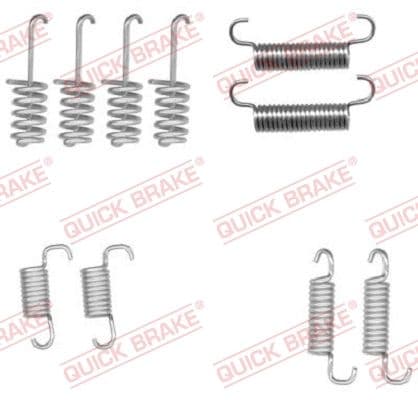 set accesorii, saboti frana parcare QUICK BRAKE 105-0004