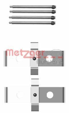 Set accesorii, placute frana METZGER 109-1674