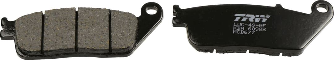 set placute frana,frana disc TRW MCB677
