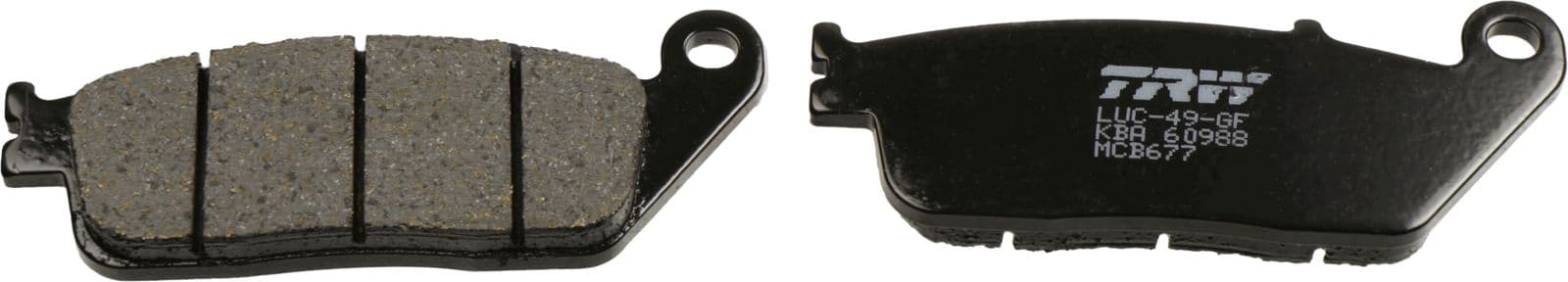 set placute frana,frana disc TRW MCB677