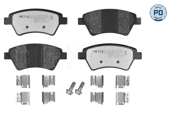 set placute frana,frana disc MEYLE -PD: Advanced performance and design. 025 239 3018/PD