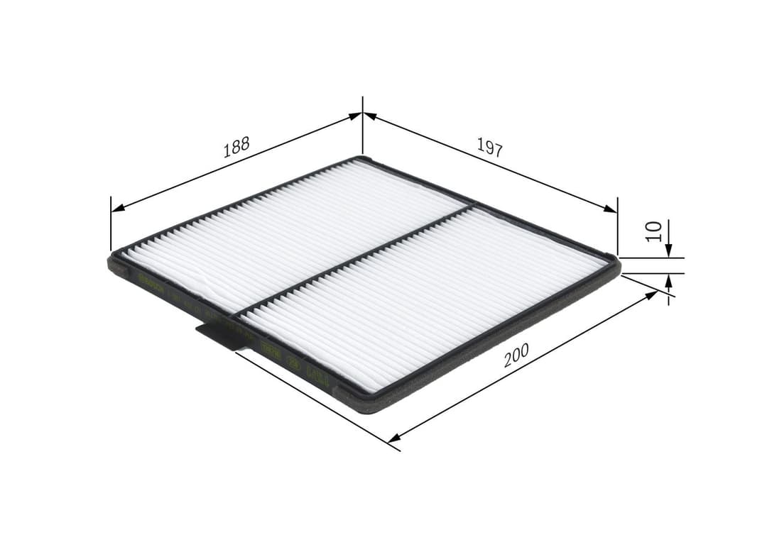 Filtru, aer habitaclu BOSCH 1 987 432 171