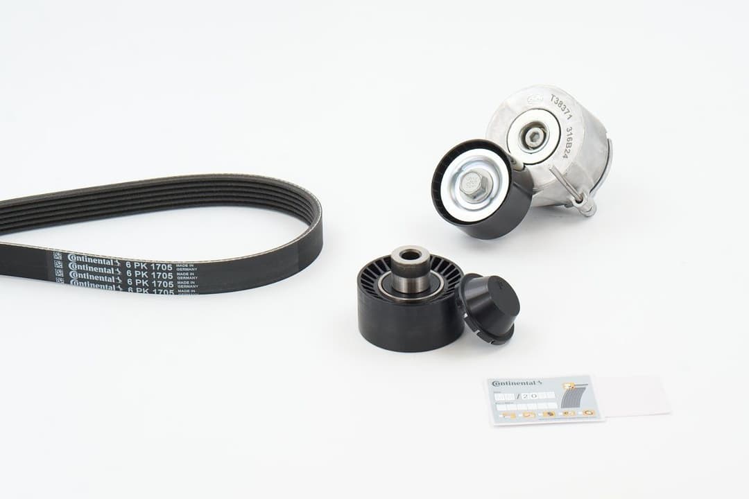 Set curea transmisie cu caneluri CONTINENTAL CTAM 6PK1705K2