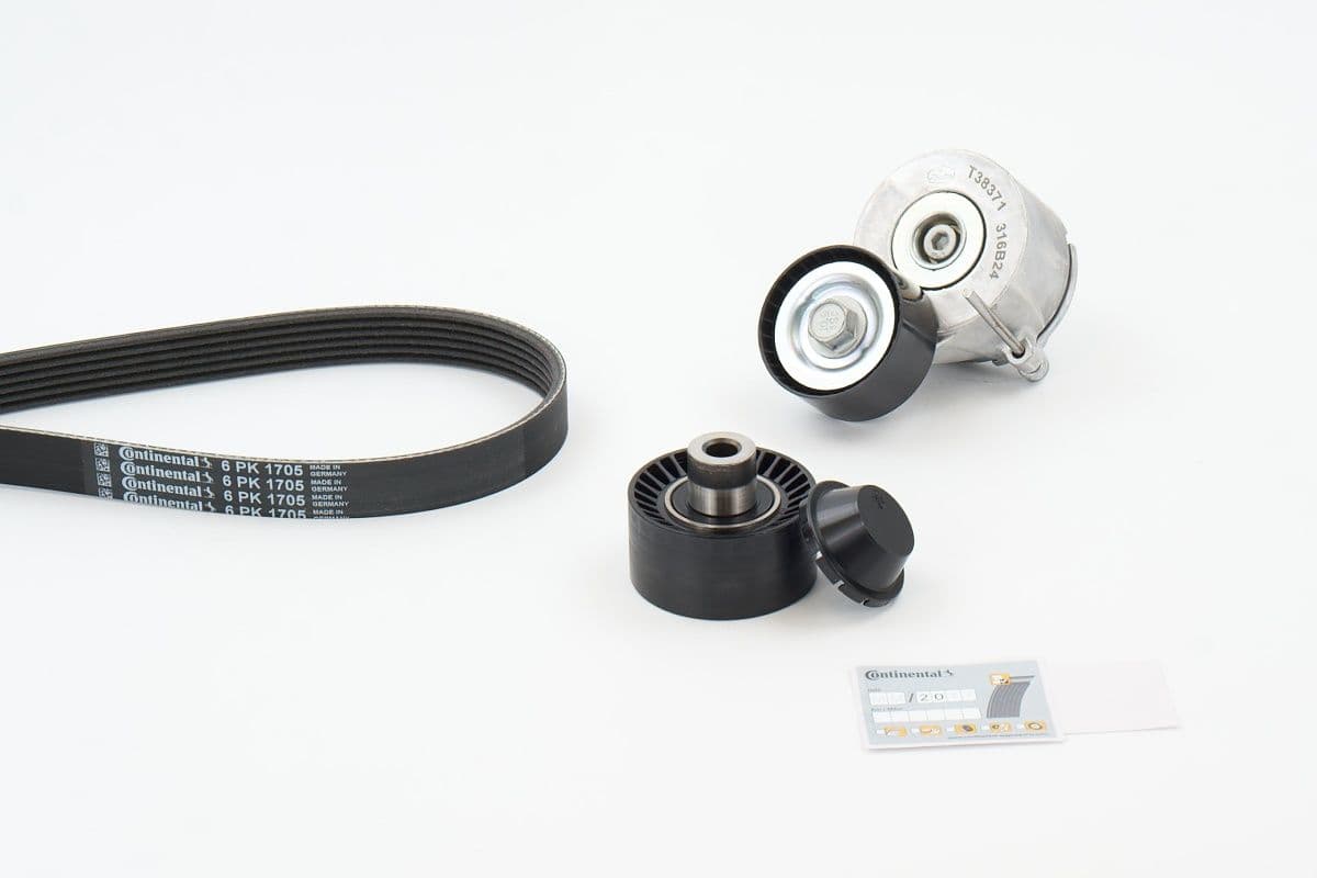 Set curea transmisie cu caneluri CONTINENTAL CTAM 6PK1705K2