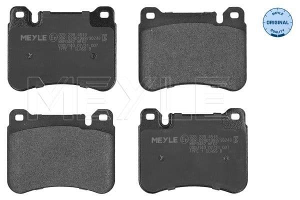 set placute frana,frana disc MEYLE -ORIGINAL: True to OE. 025 239 4516