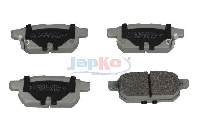 set placute frana,frana disc JAPKO 51801