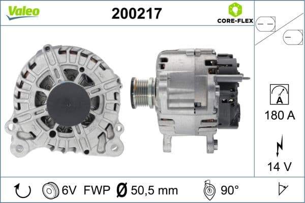 Generator / Alternator VALEO 200217