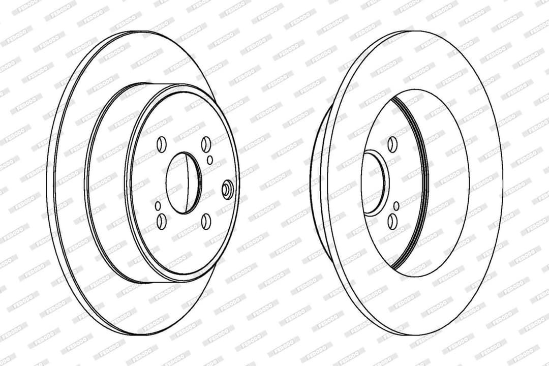 Disc frana FERODO DDF1421C