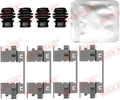 Set accesorii, placute frana QUICK BRAKE 109-0148