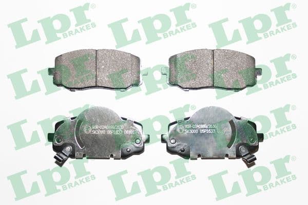 set placute frana,frana disc LPR 05P1633