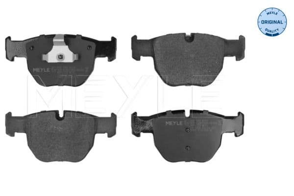 set placute frana,frana disc MEYLE -ORIGINAL: True to OE. 025 233 9719