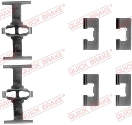 Set accesorii, placute frana QUICK BRAKE 109-1092