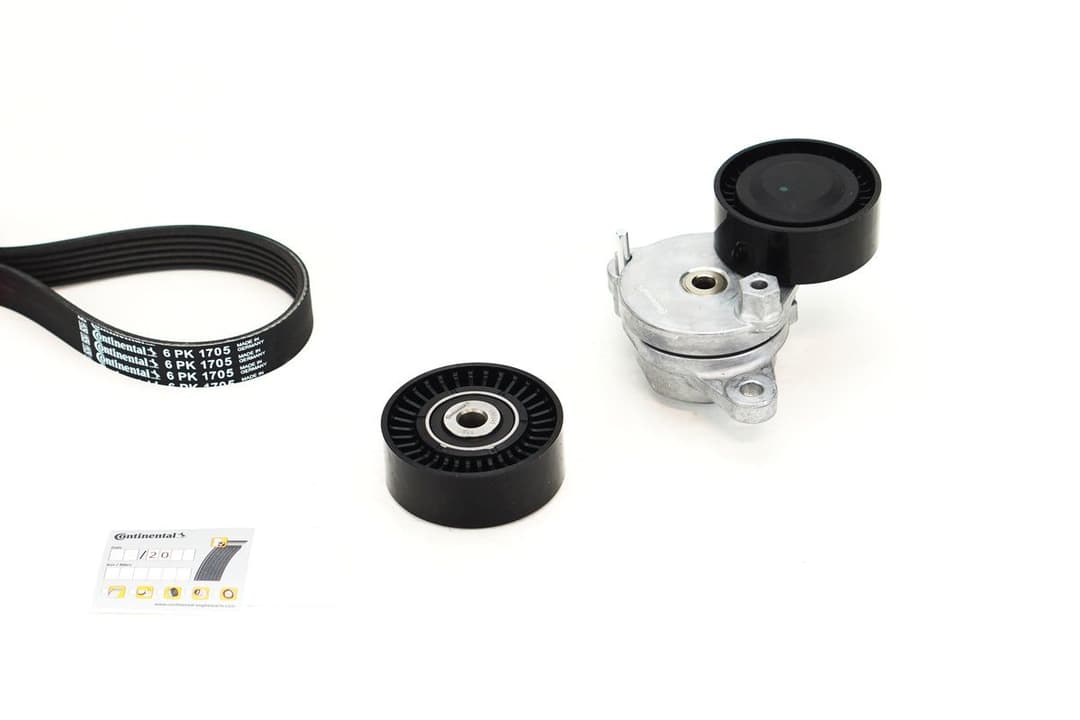 Set curea transmisie cu caneluri CONTINENTAL CTAM 6PK1705K1