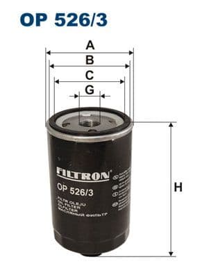 Filtru ulei FILTRON OP 526/3