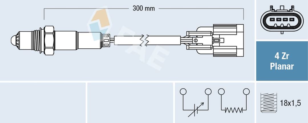 Sonda Lambda FAE 77669