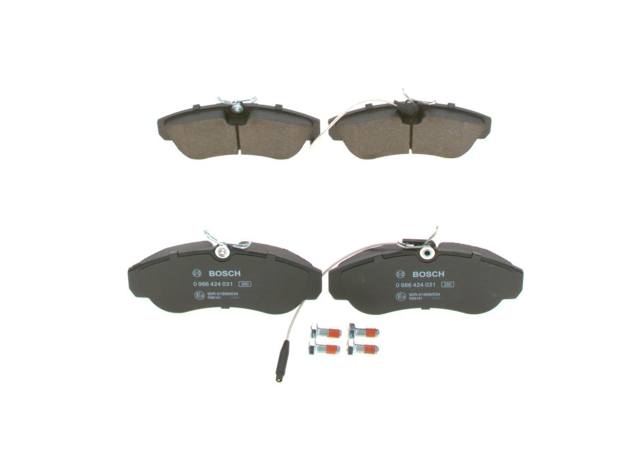 set placute frana,frana disc BOSCH 0 986 424 031