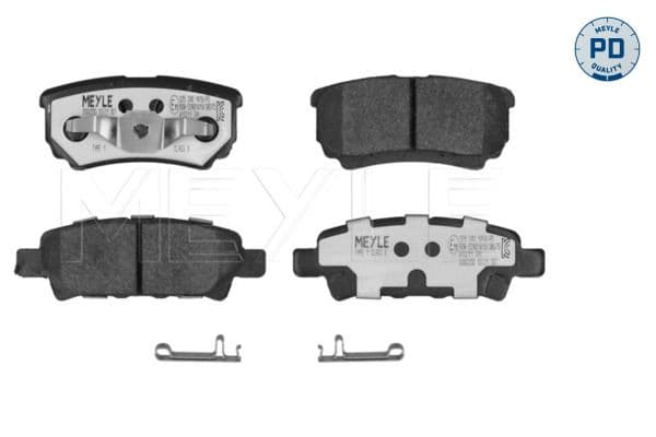 set placute frana,frana disc MEYLE -PD: Advanced performance and design. 025 240 1416/PD