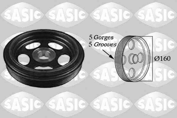 Fulie curea, arbore cotit SASIC 2156023