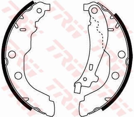 Set saboti frana TRW GS8617