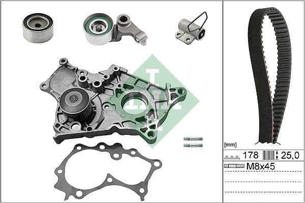 Set pompa apa + curea dintata Schaeffler INA 530 0543 30