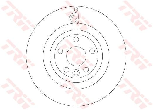 Disc frana TRW SINGLE DF6706S