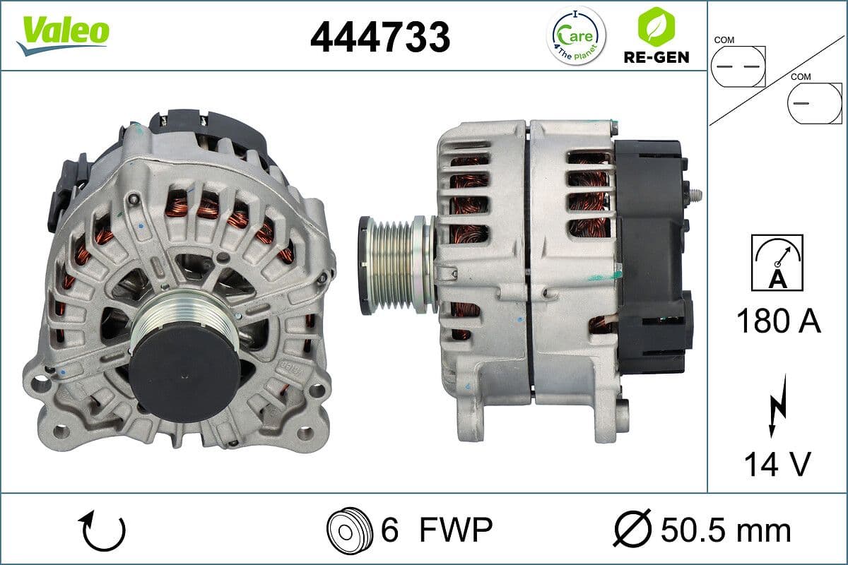 Generator / Alternator VALEO 444733