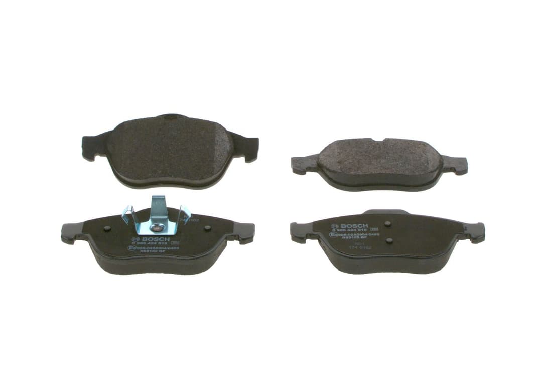 set placute frana,frana disc BOSCH 0 986 424 616